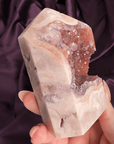 Amber Dusk Pink Amethyst Druzy Tower - Valerian Gems