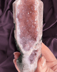 Enchanted Wisteria Pink Amethyst Druzy Tower - Valerian Gems