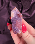 Flower Power Pink Amethyst Druzy Chunk - Valerian Gems