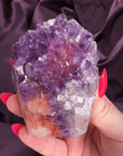 Grape Snow Cone Pink Amethyst Druzy Cluster - Valerian Gems