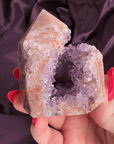 Orchid Hollow Pink Amethyst Druzy Tower - Valerian Gems