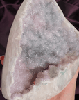 Cotton Candy Sugar Amethyst Freeform - RESERVED - natural crystal specimen - Valerian Gems