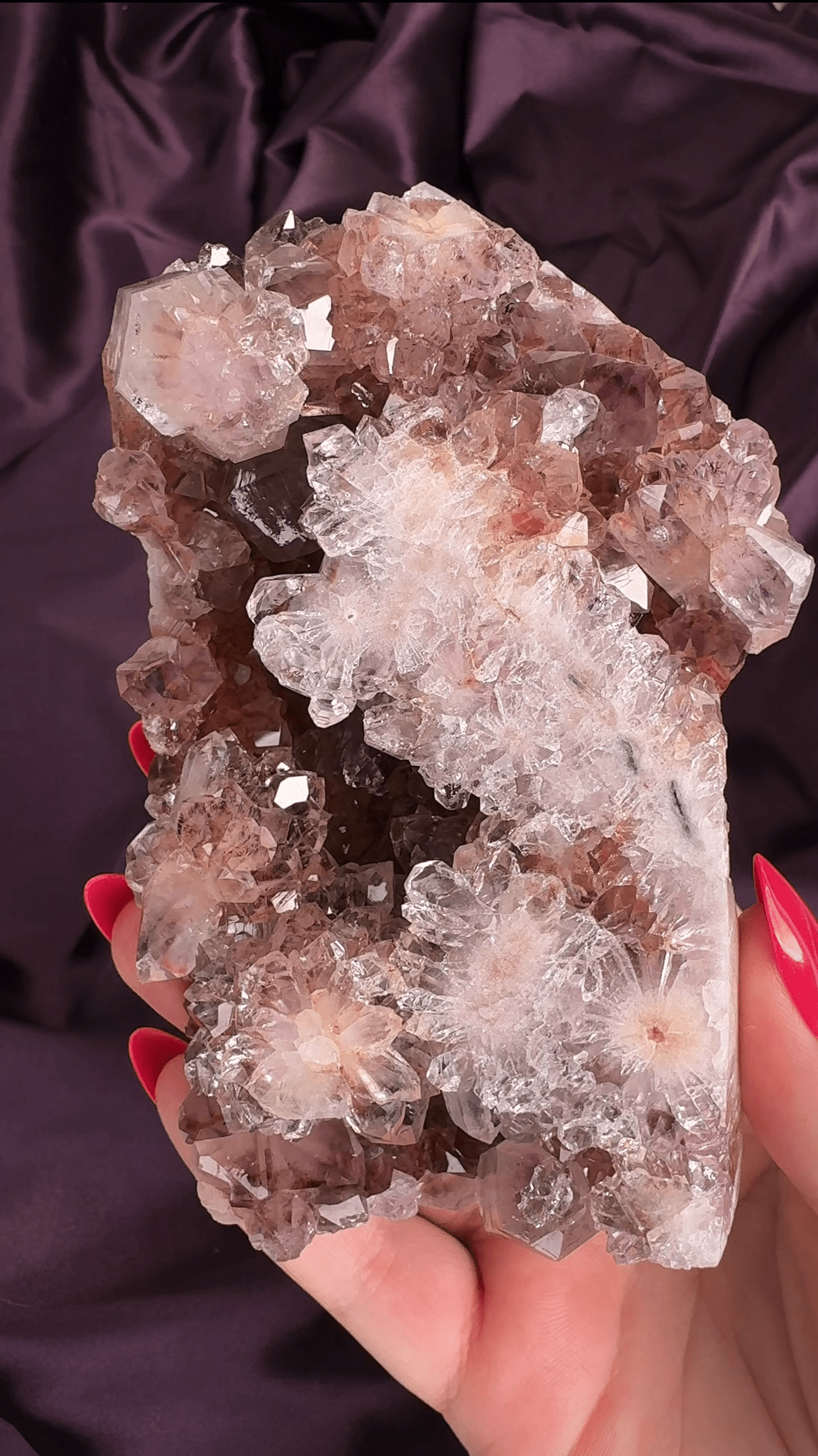 Crystal Bloom Pink Amethyst Druzy Tower - Valerian Gems
