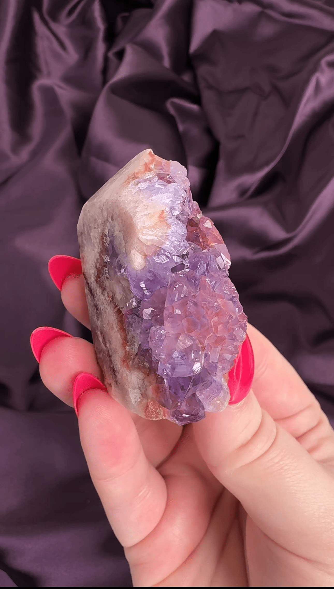 Flower Power Pink Amethyst Druzy Chunk - Valerian Gems