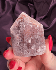 Hidden Druzy Pink Amethyst Tower - Valerian Gems