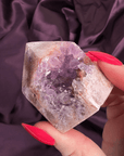 Hidden Druzy Pink Amethyst Tower - Valerian Gems