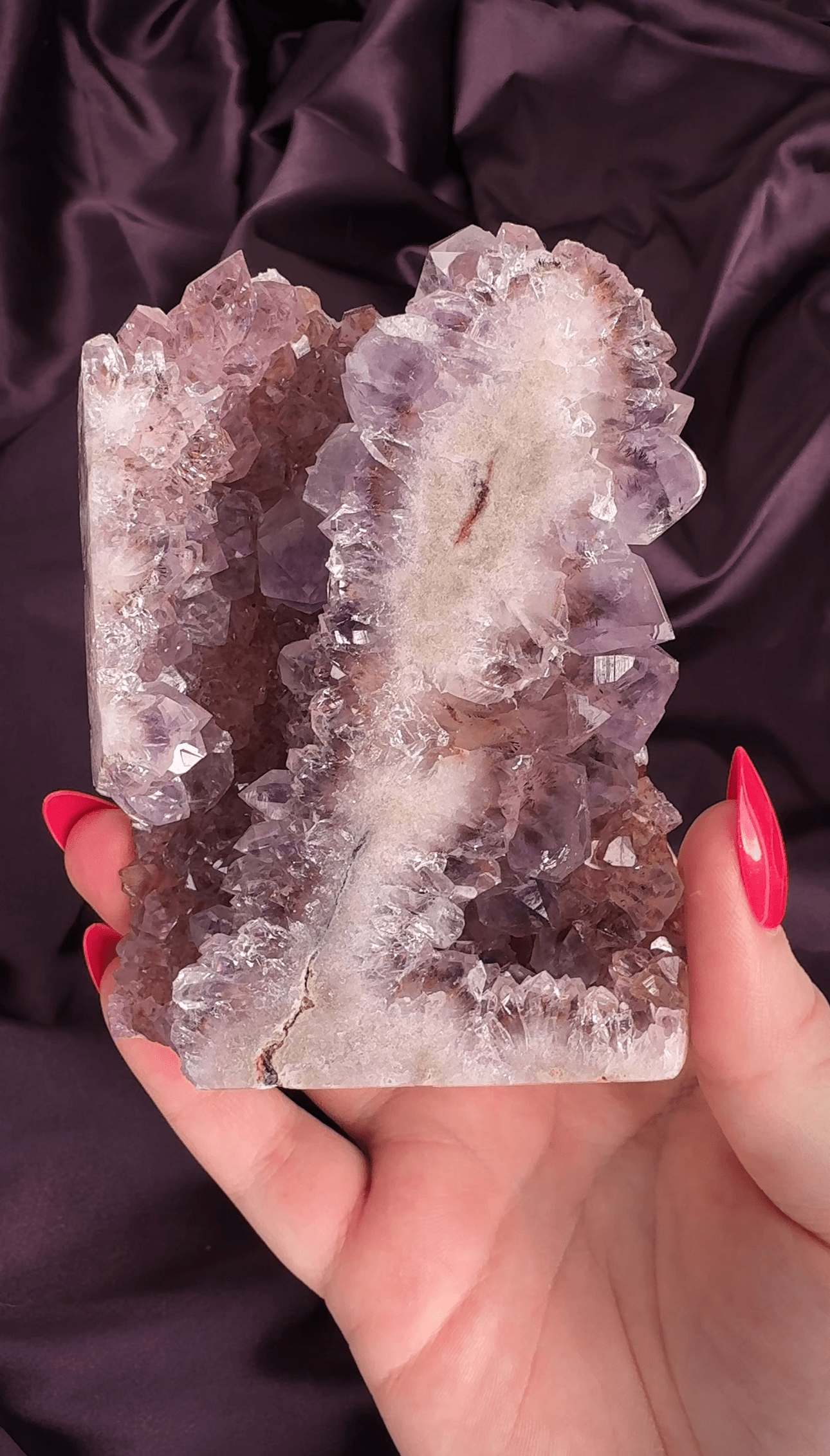 Moody Rift Pink Amethyst Druzy Tower - Valerian Gems