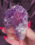 Grape Snow Cone Pink Amethyst Druzy Cluster