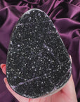 Black Galaxy Amethyst Cutbase