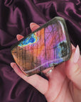 Glowing Horizon Labradorite with Rainbow Flash